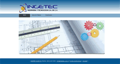 Desktop Screenshot of ingetec.com.sv