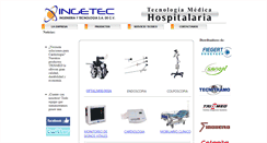 Desktop Screenshot of biomedica.ingetec.com.sv